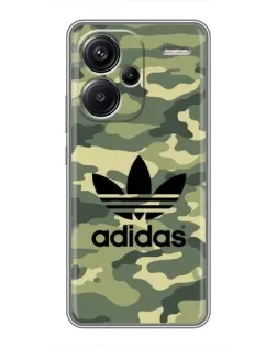 Чехол для Xiaomi Redmi Note 13 Pro Plus с картинкой «Милитари стиль Adidas»