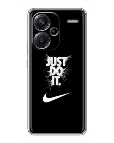 Чехол для Xiaomi Redmi Note 13 Pro Plus с картинкой «Текстовый принт Nike»