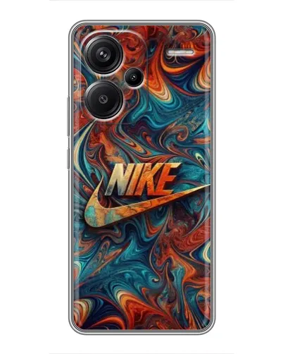 Чехол для Xiaomi Redmi Note 13 Pro Plus с картинкой «Nike в абстракции»