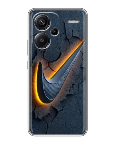 Чехол для Xiaomi Redmi Note 13 Pro Plus с картинкой «Объемный логотип Найк»