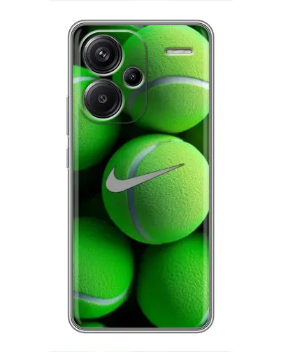 Чехол для Xiaomi Redmi Note 13 Pro Plus с картинкой «Теннисные мячи Найк»