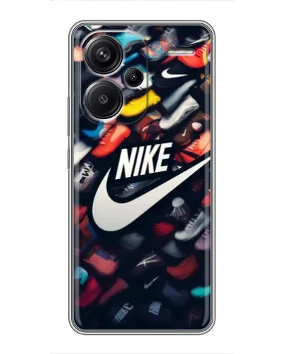 Чехол для Xiaomi Redmi Note 13 Pro Plus с картинкой «Коллекция кроссовок Nike»