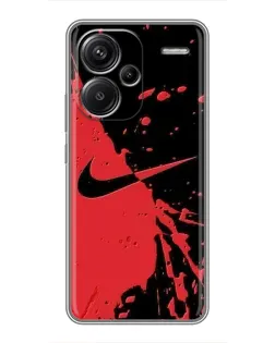 Чехол для Xiaomi Redmi Note 13 Pro Plus с картинкой «Красные брызги Nike» Чехол для Xiaomi Redmi Note 13 Pro Plus с картинкой «Красные брызги Nike»