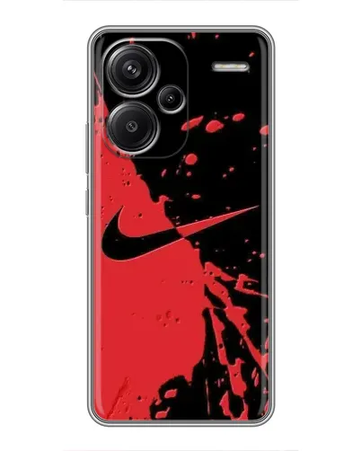 Чохол для Xiaomi Redmi Note 13 Pro Plus з картинкою «Червоні бризки Nike» Чохол для Xiaomi Redmi Note 13 Pro Plus з картинкою «Червоні бризки Nike»