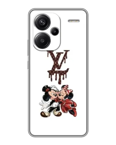 Чехол для Xiaomi Redmi Note 13 Pro Plus с картинкой «LV и Микки Маус» Чехол для Xiaomi Redmi Note 13 Pro Plus с картинкой «LV и Микки Маус»