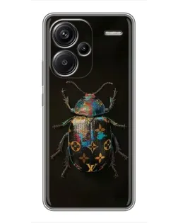 Чехол для Xiaomi Redmi Note 13 Pro Plus с картинкой «LV — мраморный принт»