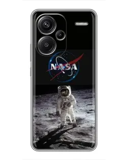 Чехол для Xiaomi Redmi Note 13 Pro Plus с картинкой «Астронавт на Луне»