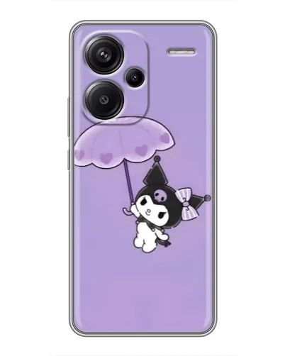 Чехол для Xiaomi Redmi Note 13 Pro Plus с картинкой «Kuromi с зонтиком»