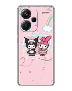 Чехол для Xiaomi Redmi Note 13 Pro Plus с картинкой «My Melody и Kuromi»