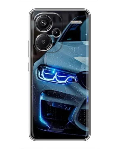 Чехол для Xiaomi Redmi Note 13 Pro Plus с картинкой «Взгляд BMW с синими фарами» Чехол для Xiaomi Redmi Note 13 Pro Plus с картинкой «Взгляд BMW с синими фарами»