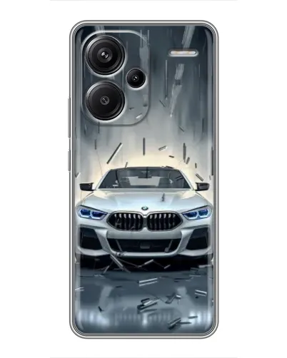 Чехол для Xiaomi Redmi Note 13 Pro Plus с картинкой «BMW в свете фар» Чехол для Xiaomi Redmi Note 13 Pro Plus с картинкой «BMW в свете фар»