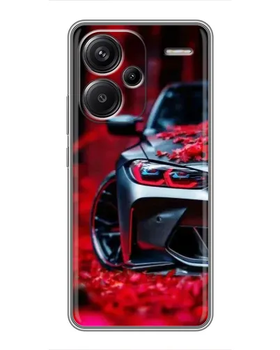 Чехол для Xiaomi Redmi Note 13 Pro Plus с картинкой «Спортивная BMW и цветы» Чехол для Xiaomi Redmi Note 13 Pro Plus с картинкой «Спортивная BMW и цветы»