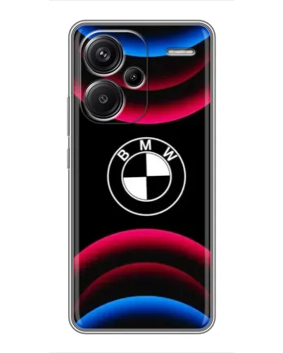 Чехол для Xiaomi Redmi Note 13 Pro Plus с картинкой «Логотип BMW и неоновые дуги» Чехол для Xiaomi Redmi Note 13 Pro Plus с картинкой «Логотип BMW и неоновые дуги»
