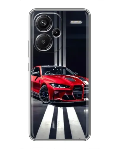 Чехол для Xiaomi Redmi Note 13 Pro Plus с картинкой «Красная BMW на дороге» Чехол для Xiaomi Redmi Note 13 Pro Plus с картинкой «Красная BMW на дороге»