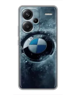 Чохол для Xiaomi Redmi Note 13 Pro Plus з картинкою «Логотип BMW — лід»