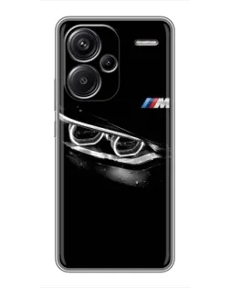 Чохол для Xiaomi Redmi Note 13 Pro Plus з картинкою «BMW — погляд тигра»