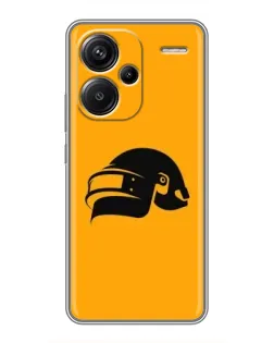 Чехол для Xiaomi Redmi Note 13 Pro Plus с картинкой «PUBG — золотой шлем»