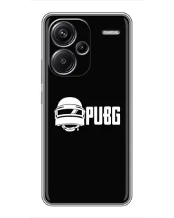 Чехол для Xiaomi Redmi Note 13 Pro Plus с картинкой «PUBG — классический лого»