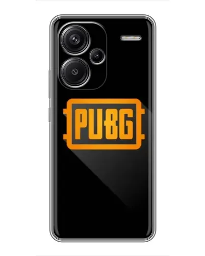 Чехол для Xiaomi Redmi Note 13 Pro Plus с картинкой «PUBG — рамка лого» Чехол для Xiaomi Redmi Note 13 Pro Plus с картинкой «PUBG — рамка лого»