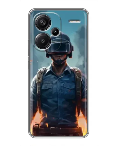 Чехол для Xiaomi Redmi Note 13 Pro Plus с картинкой «PUBG — реалистичный герой» Чехол для Xiaomi Redmi Note 13 Pro Plus с картинкой «PUBG — реалистичный герой»
