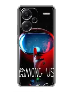 Чехол для Xiaomi Redmi Note 13 Pro Plus с картинкой «Красный импостер — макро» Чехол для Xiaomi Redmi Note 13 Pro Plus с картинкой «Красный импостер — макро»