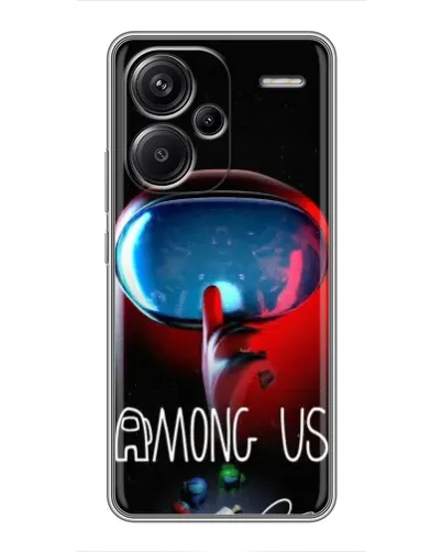 Чехол для Xiaomi Redmi Note 13 Pro Plus с картинкой «Красный импостер — макро» Чехол для Xiaomi Redmi Note 13 Pro Plus с картинкой «Красный импостер — макро»