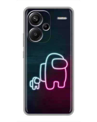 Чехол для Xiaomi Redmi Note 13 Pro Plus с картинкой «Among Us неон-арт» Чехол для Xiaomi Redmi Note 13 Pro Plus с картинкой «Among Us неон-арт»