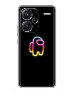 Чехол для Xiaomi Redmi Note 13 Pro Plus с картинкой «Among Us градиент»