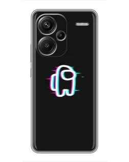 Чехол для Xiaomi Redmi Note 13 Pro Plus с картинкой «Among Us неон»