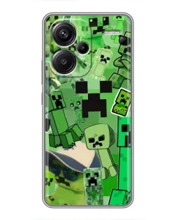 Чехол для Xiaomi Redmi Note 13 Pro Plus с картинкой «Криперы Minecraft» Чехол для Xiaomi Redmi Note 13 Pro Plus с картинкой «Криперы Minecraft»
