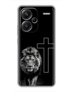 Чехол для Xiaomi Redmi Note 13 Pro Plus с картинкой «Лев и Крест» Чехол для Xiaomi Redmi Note 13 Pro Plus с картинкой «Лев и Крест»