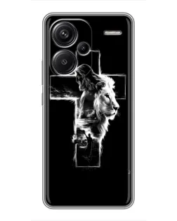 Чехол для Xiaomi Redmi Note 13 Pro Plus с картинкой «Сияющий крест Jesus»
