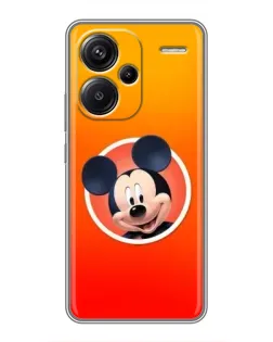 Чехол для Xiaomi Redmi Note 13 Pro Plus с картинкой «Mickey в круге»