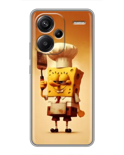 Чехол для Xiaomi Redmi Note 13 Pro Plus с картинкой «Губка Боб повар» Чехол для Xiaomi Redmi Note 13 Pro Plus с картинкой «Губка Боб повар»