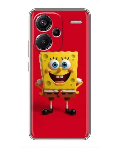 Чехол для Xiaomi Redmi Note 13 Pro Plus с картинкой «Спанч Боб на красном» Чехол для Xiaomi Redmi Note 13 Pro Plus с картинкой «Спанч Боб на красном»