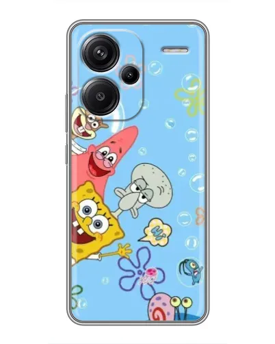Чехол для Xiaomi Redmi Note 13 Pro Plus с картинкой «Веселые пузырьки» Чехол для Xiaomi Redmi Note 13 Pro Plus с картинкой «Веселые пузырьки»