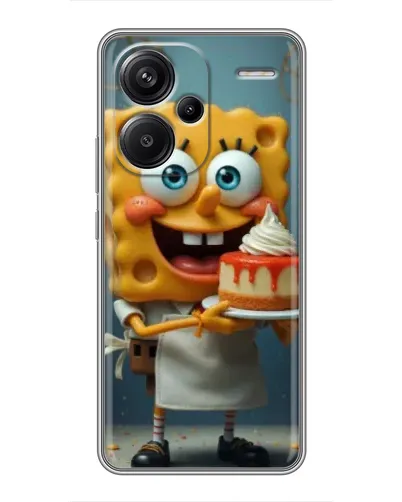 Чехол для Xiaomi Redmi Note 13 Pro Plus с картинкой «Повар Спанч Боб» Чехол для Xiaomi Redmi Note 13 Pro Plus с картинкой «Повар Спанч Боб»