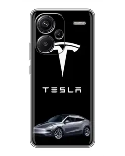 Чохол для Xiaomi Redmi Note 13 Pro Plus з картинкою «Tesla Model Y» Чохол для Xiaomi Redmi Note 13 Pro Plus з картинкою «Tesla Model Y»