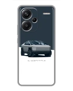 Чохол для Xiaomi Redmi Note 13 Pro Plus з картинкою «Сріблястий Cybertruck Tesla» Чохол для Xiaomi Redmi Note 13 Pro Plus з картинкою «Сріблястий Cybertruck Tesla»