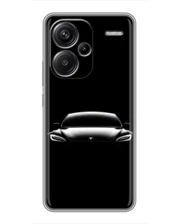 Чохол для Xiaomi Redmi Note 13 Pro Plus з картинкою «Фари Tesla Night» Чохол для Xiaomi Redmi Note 13 Pro Plus з картинкою «Фари Tesla Night»
