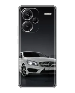 Чехол для Xiaomi Redmi Note 13 Pro Plus с картинкой «Mercedes AMG GT Silver»