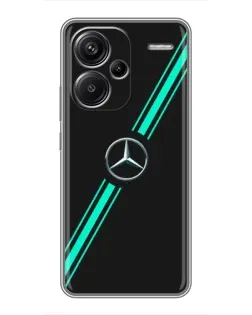 Чохол для Xiaomi Redmi Note 13 Pro Plus з картинкою «Спортивні лінії Mercedes» Чохол для Xiaomi Redmi Note 13 Pro Plus з картинкою «Спортивні лінії Mercedes»