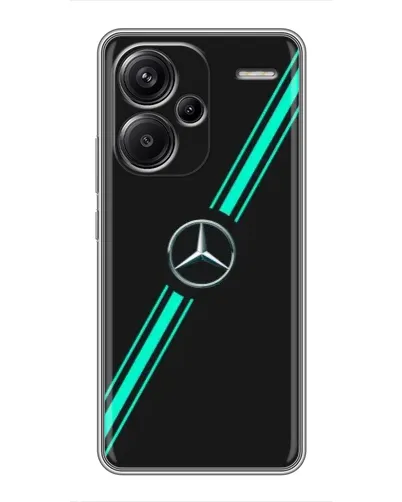 Чехол для Xiaomi Redmi Note 13 Pro Plus с картинкой «Спортивные линии Mercedes» Чехол для Xiaomi Redmi Note 13 Pro Plus с картинкой «Спортивные линии Mercedes»