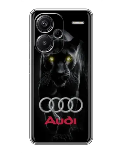 Чехол для Xiaomi Redmi Note 13 Pro Plus с картинкой «Пантера и Audi»