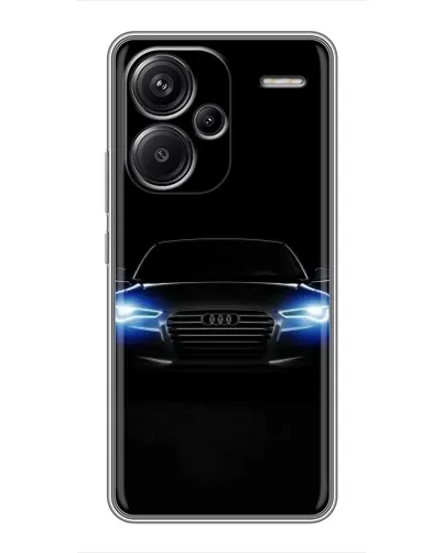 Чехол для Xiaomi Redmi Note 13 Pro Plus с картинкой «Audi в неоне»