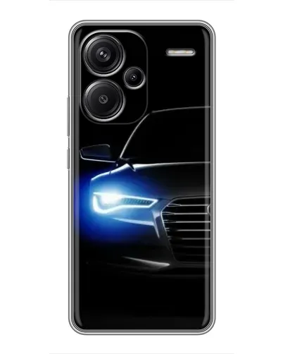 Чехол для Xiaomi Redmi Note 13 Pro Plus с картинкой «Неоновый взгляд Audi»