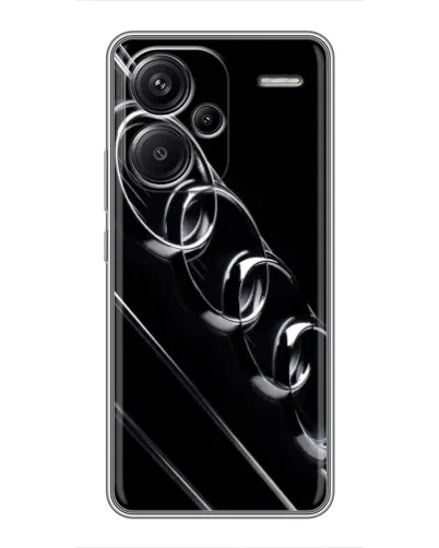 Чехол для Xiaomi Redmi Note 13 Pro Plus с картинкой «Audi — абстрактные кольца»