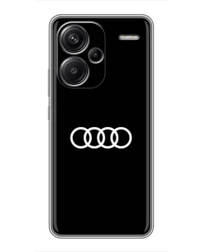 Чехол для Xiaomi Redmi Note 13 Pro Plus с картинкой «Audi White Logo»