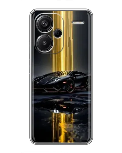 Чехол для Xiaomi Redmi Note 13 Pro Plus с картинкой «Ночной Lamborghini драйв»