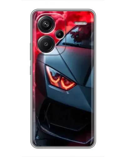 Чехол для Xiaomi Redmi Note 13 Pro Plus с картинкой «Lamborghini красное сияние»